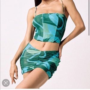 NWT Tiger Mist Skirt & Top